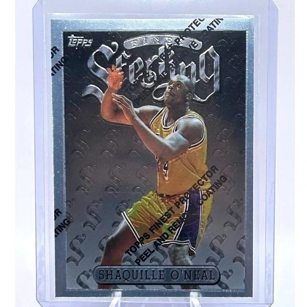 Shaquille O'Neal Uncommon 1997 Topps Finest Sterling #289 NBA Los Angeles Lakers